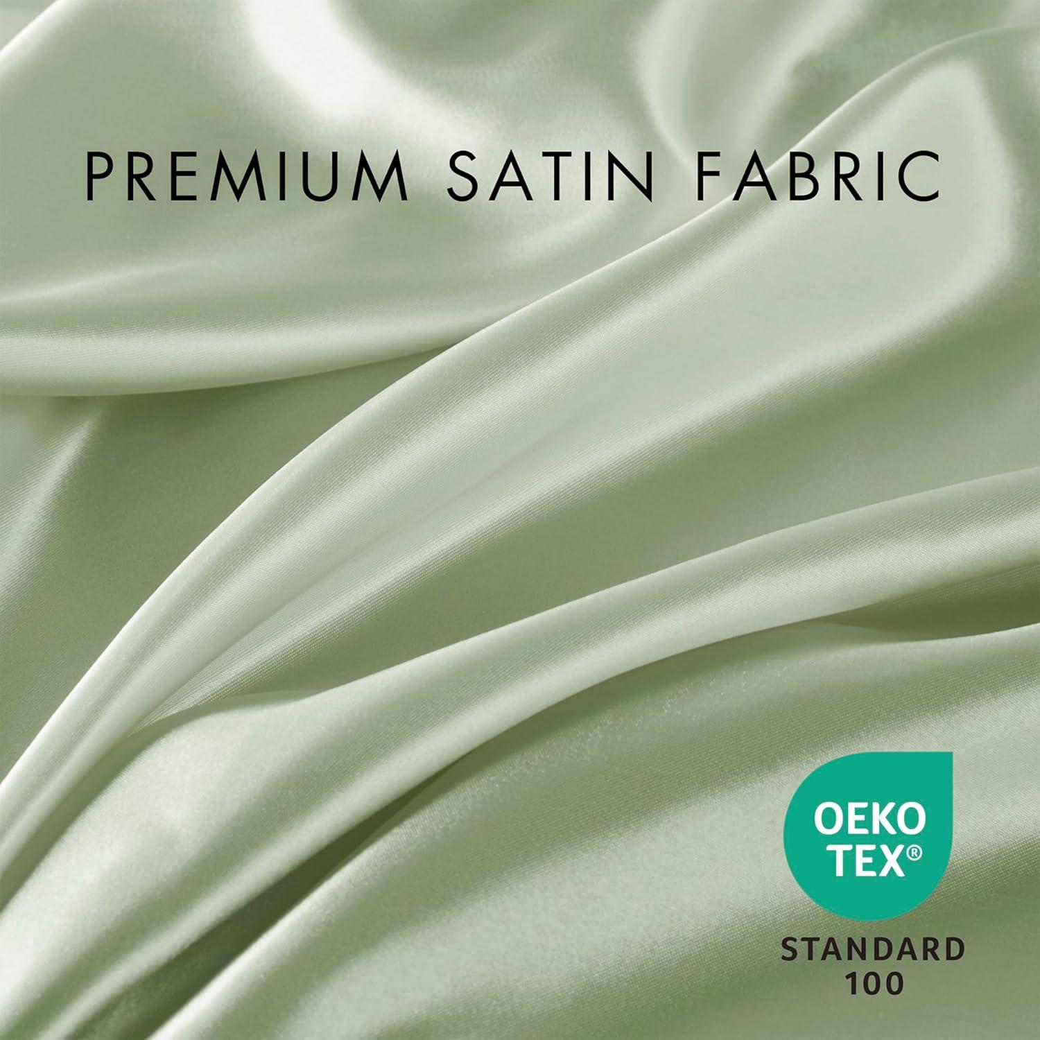 imageMadison Park Essentials Queen Free Luxurious 6 Piece Sheet Set MPE20769Sage