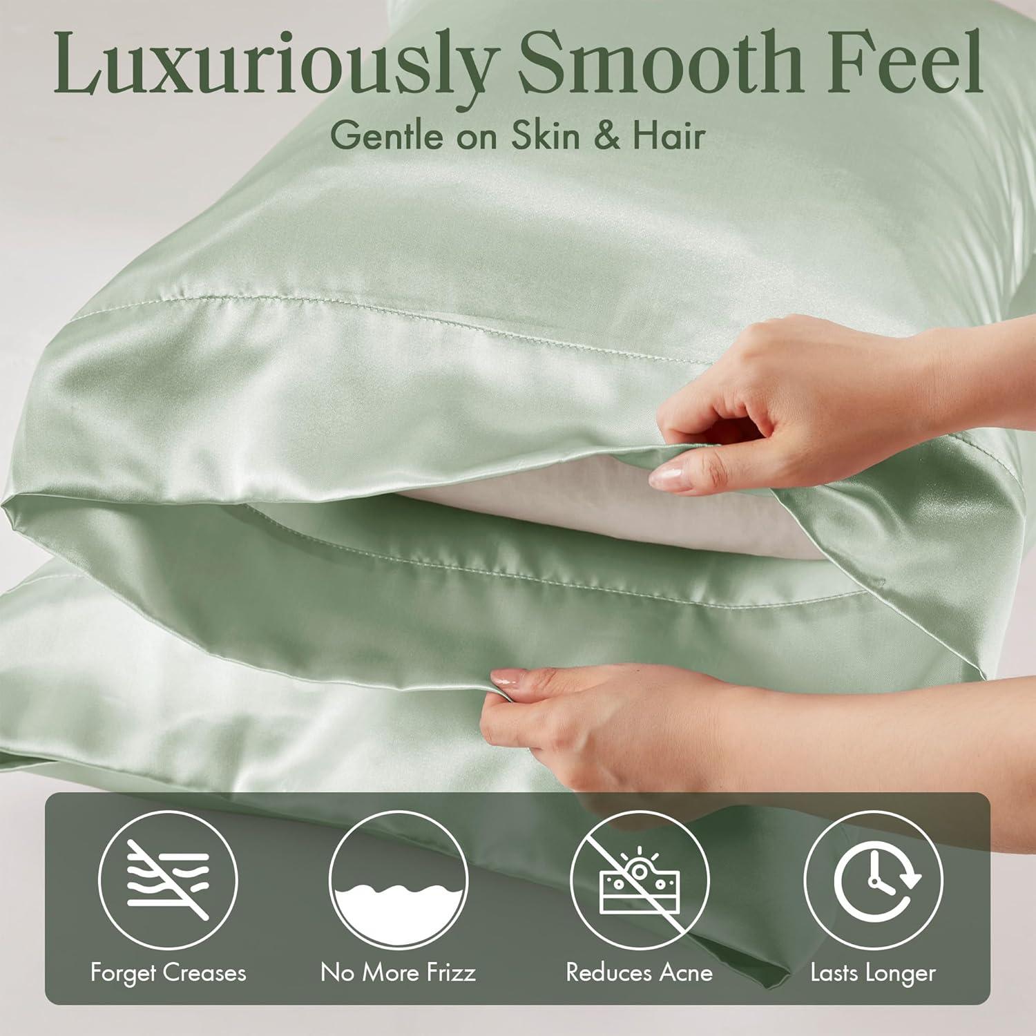 imageMadison Park Essentials Queen Free Luxurious 6 Piece Sheet Set MPE20769Sage