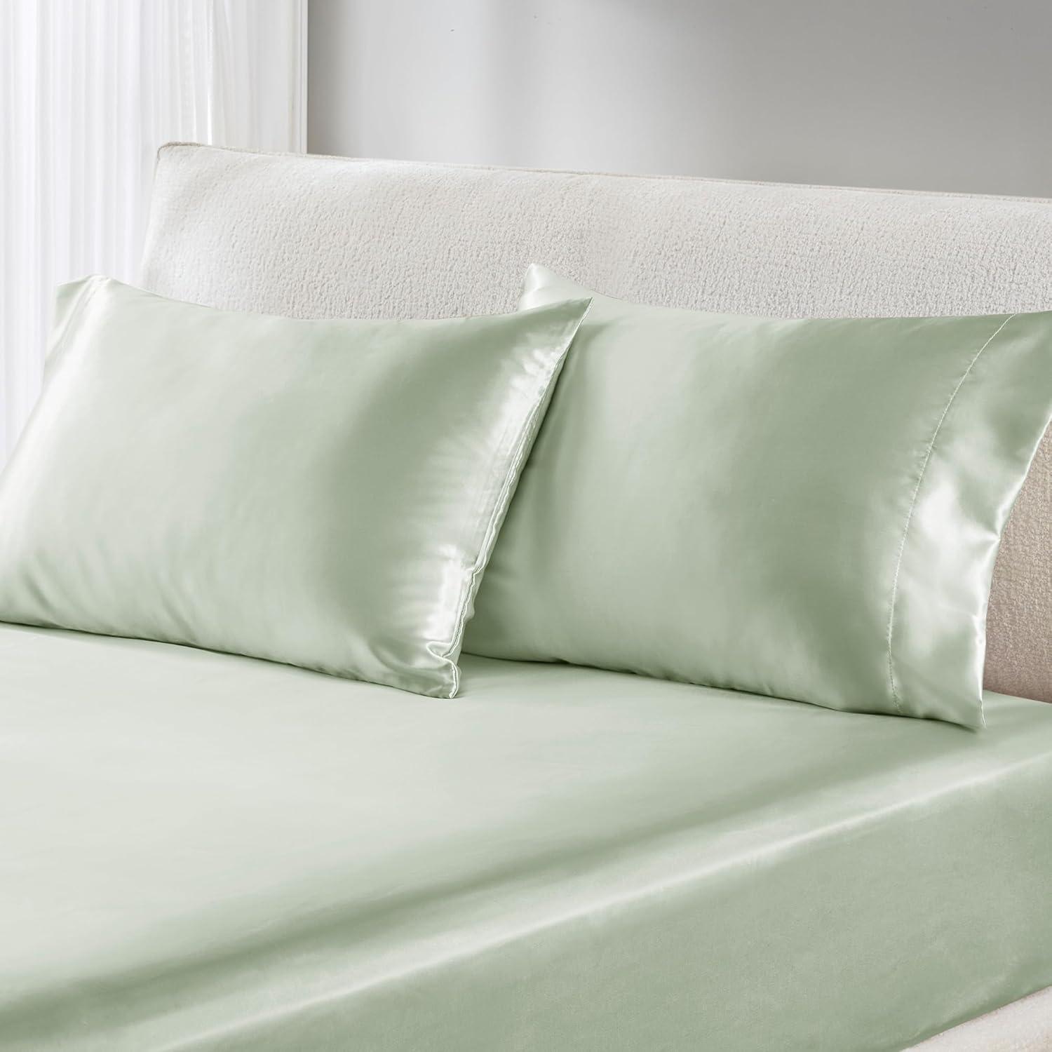 imageMadison Park Essentials Queen Free Luxurious 6 Piece Sheet Set MPE20769Sage