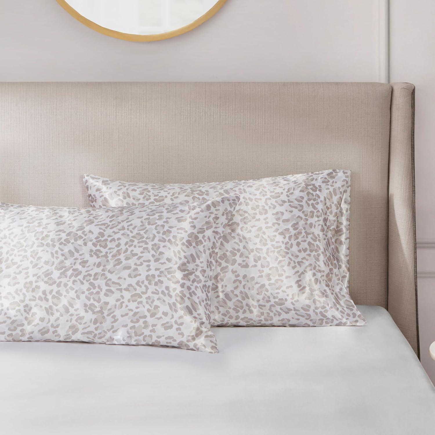 imageMadison Park Essentials Queen Free Luxurious 6 Piece Sheet Set MPE20769Taupe Leopard