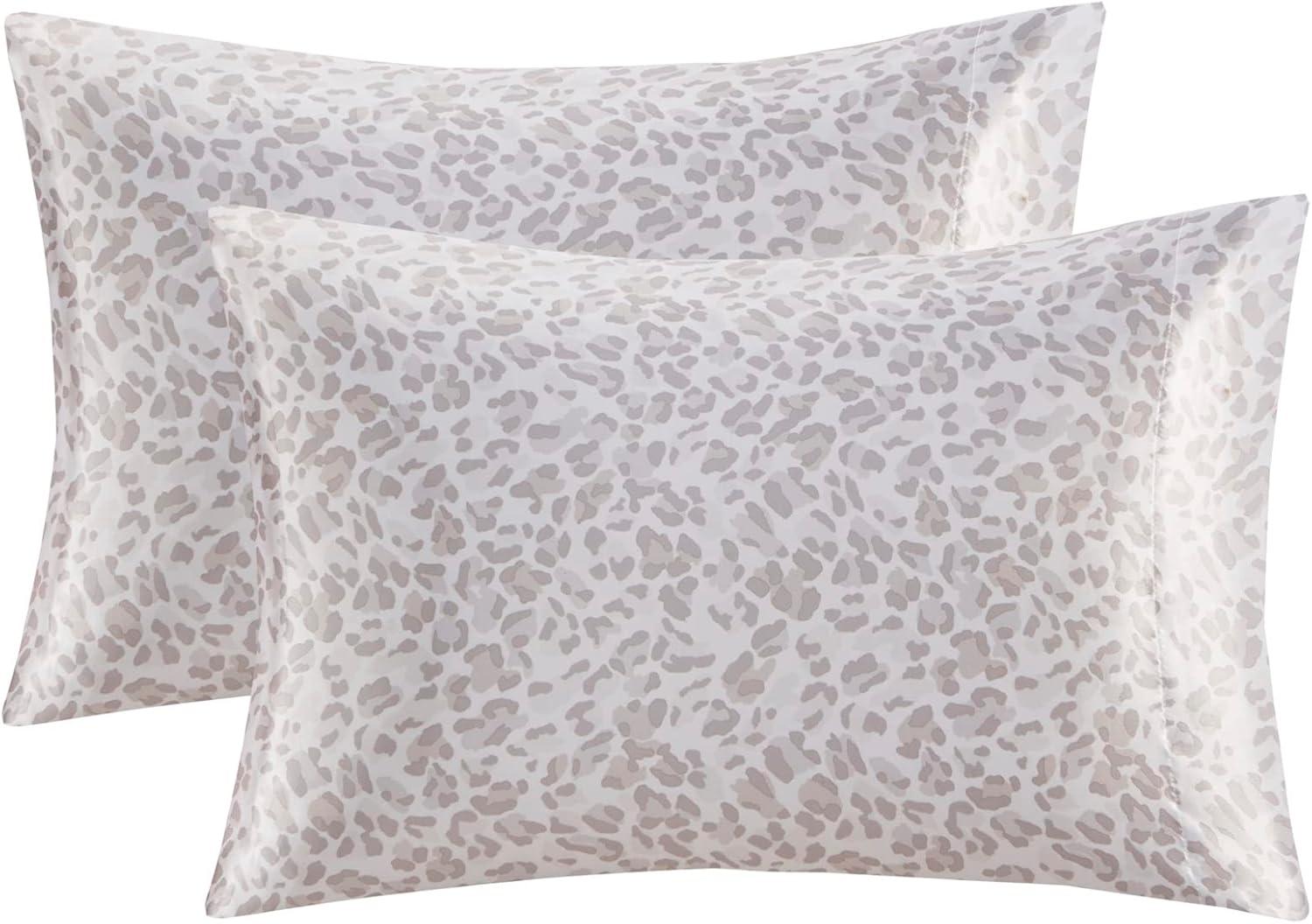 imageMadison Park Essentials Queen Free Luxurious 6 Piece Sheet Set MPE20769Taupe Leopard