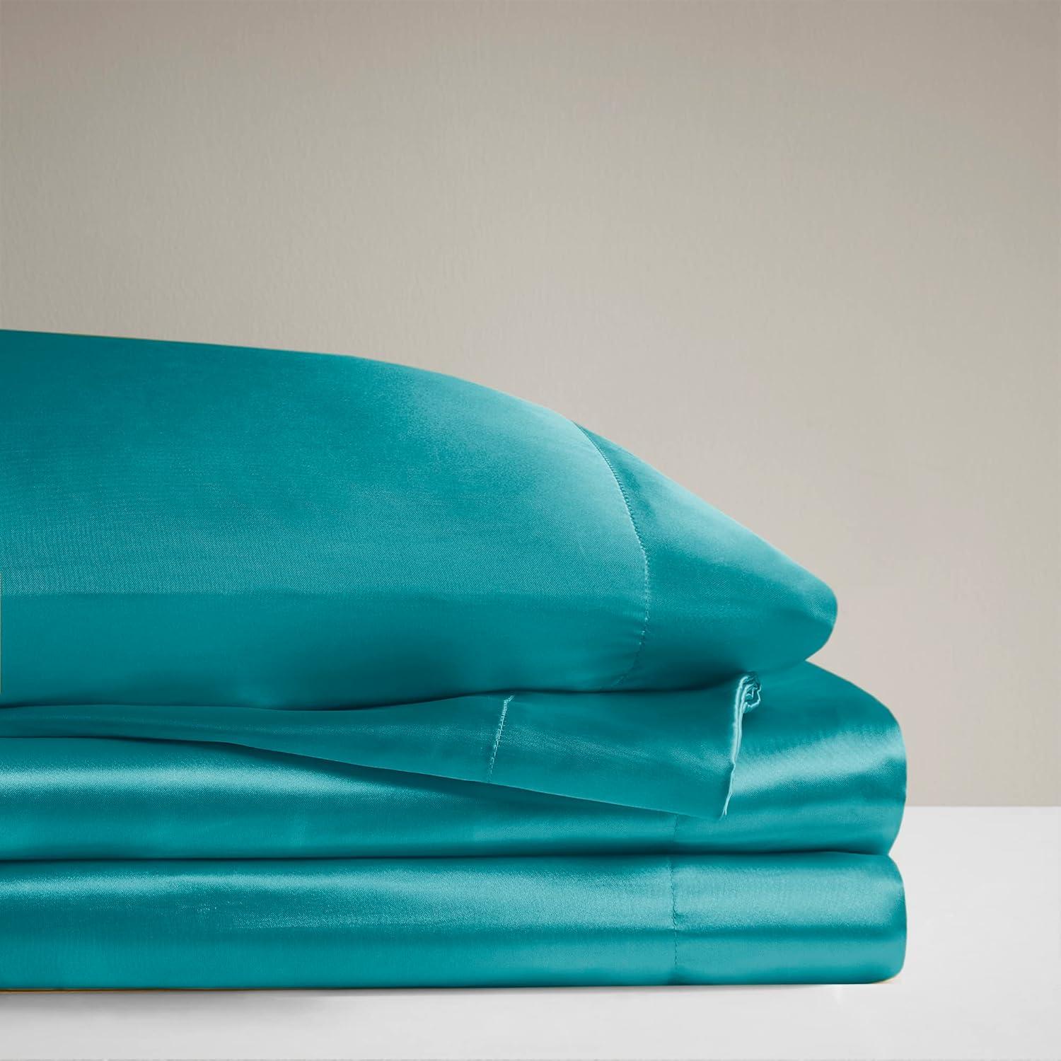 imageMadison Park Essentials Queen Free Luxurious 6 Piece Sheet Set MPE20769Teal