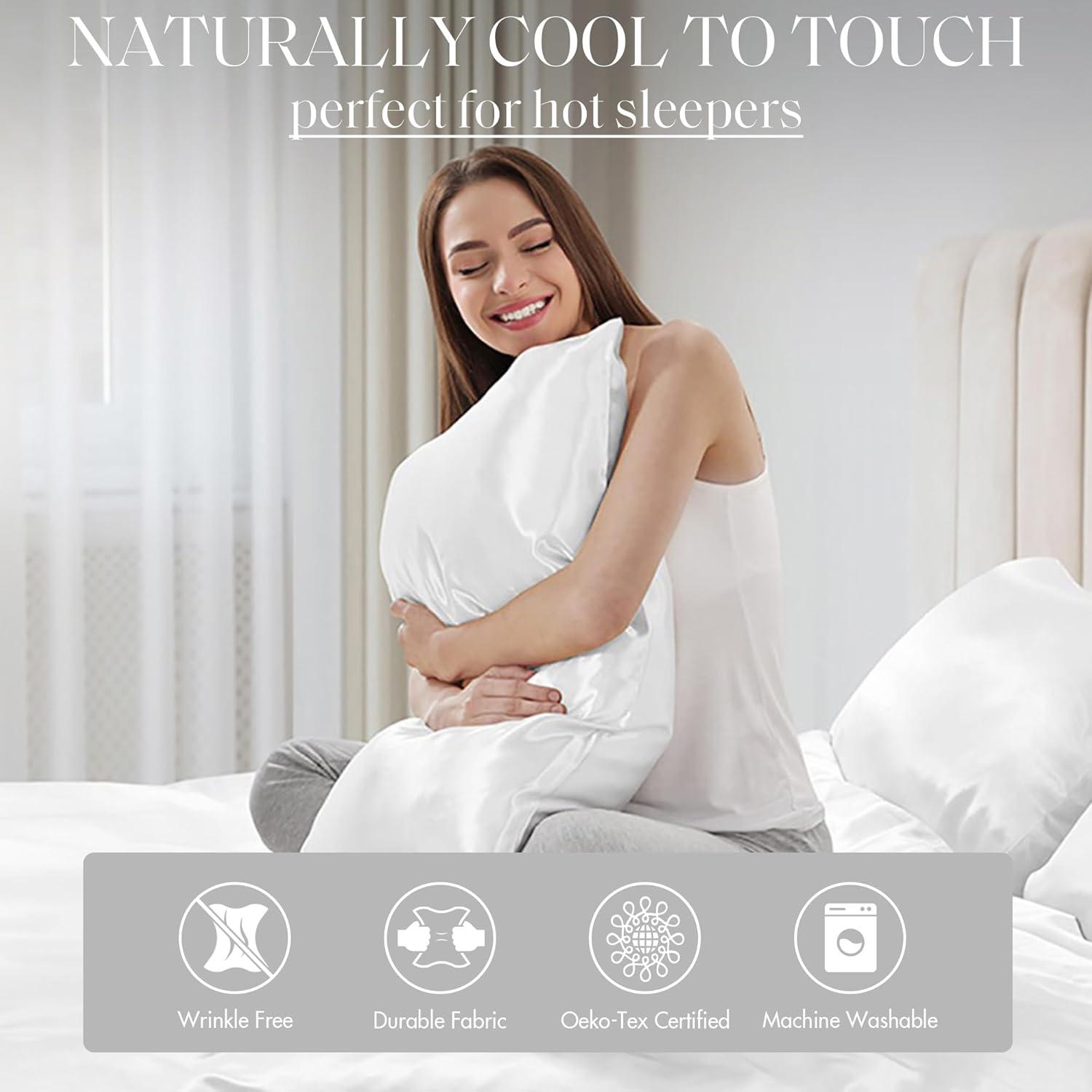 imageMadison Park Essentials Queen Free Luxurious 6 Piece Sheet Set MPE20769White
