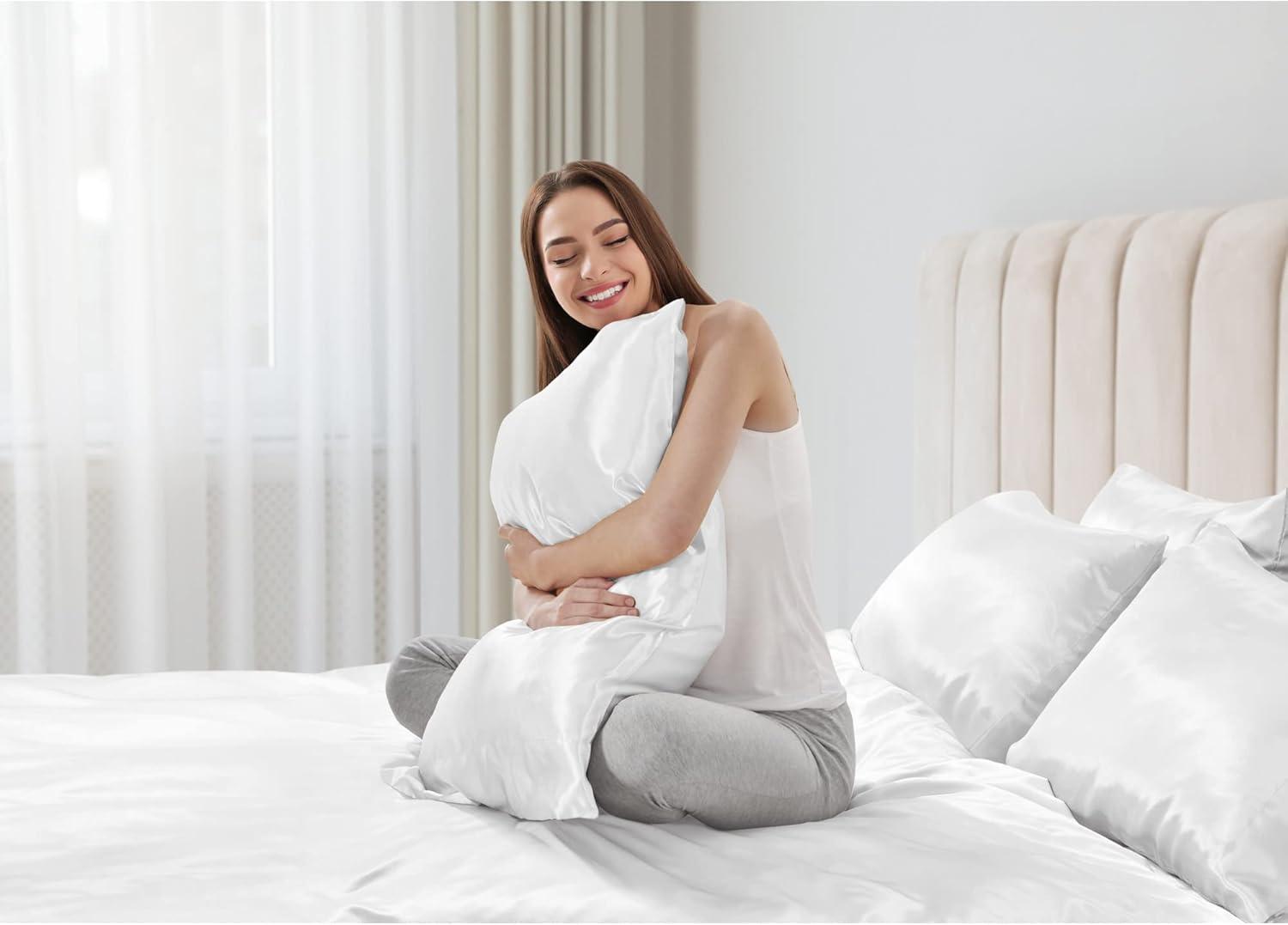 imageMadison Park Essentials Queen Free Luxurious 6 Piece Sheet Set MPE20769White