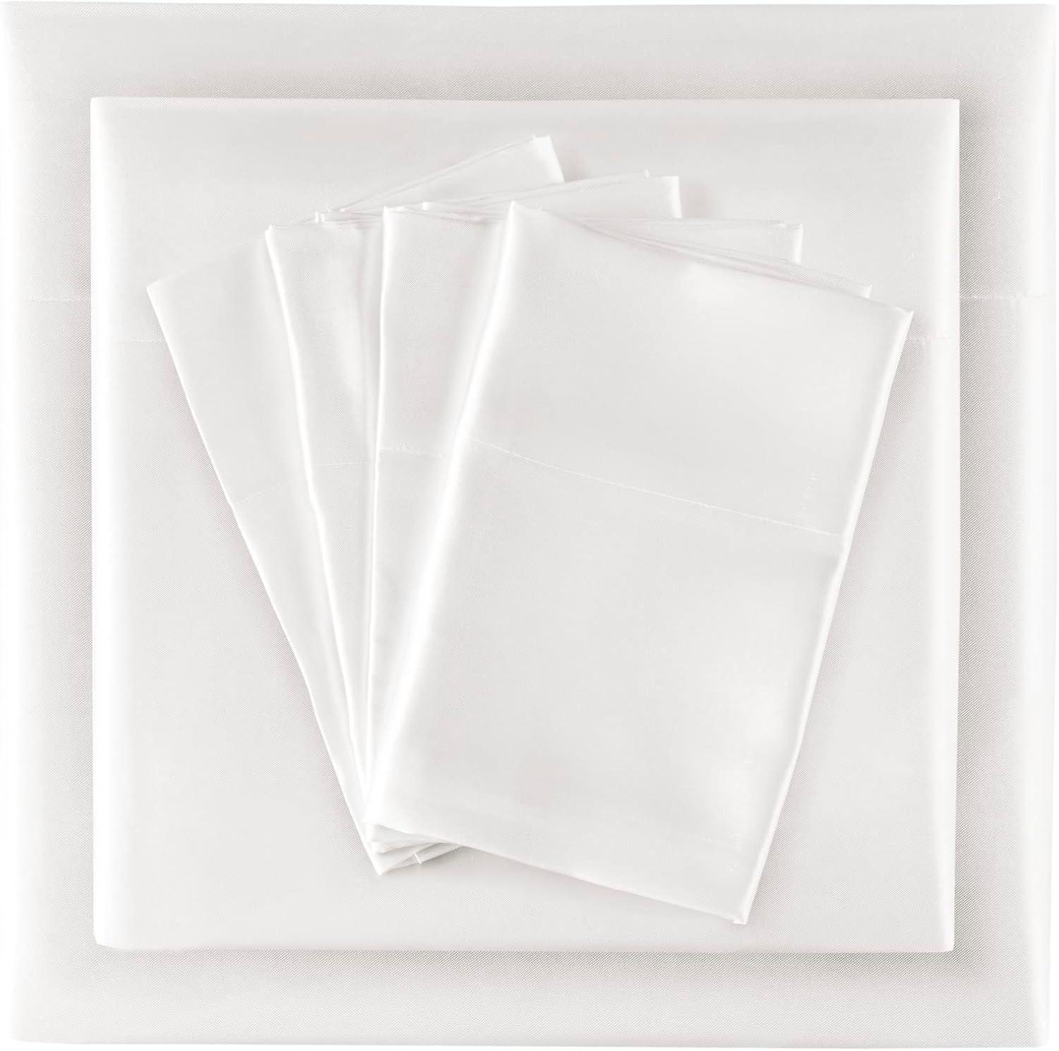 imageMadison Park Essentials Queen Free Luxurious 6 Piece Sheet Set MPE20769White