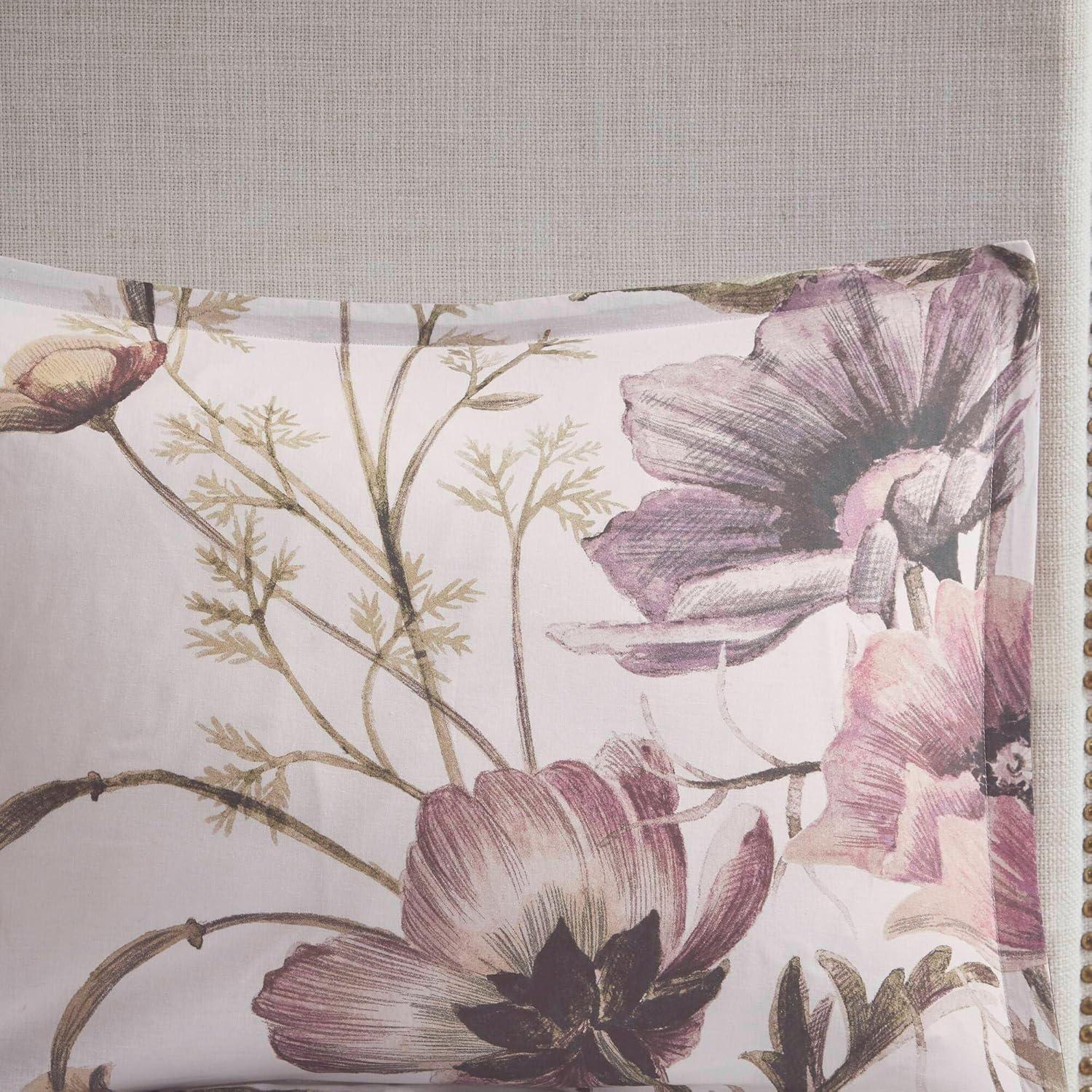 imageMadison Park Floral Queen Comforter Set Cotton Rich Bedding Set Feminine Design Shabby Chic Queen Size Comforter Sets All Season Bed Cover with Shams Bed Skirt Dcor Pillow Blush 8 PieceCassandra Blush