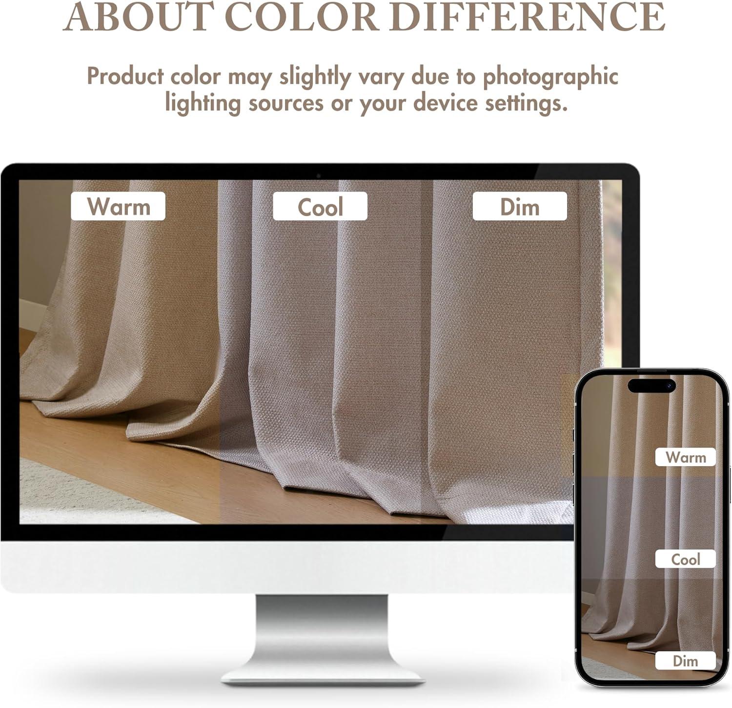 imageMadison Park Karien 100 Blackout Curtains 52x84 White 2Layer Noise Blocking ampamp Energy Smart Thermal Window Panel Pair with Rod PocketBack TabLinen