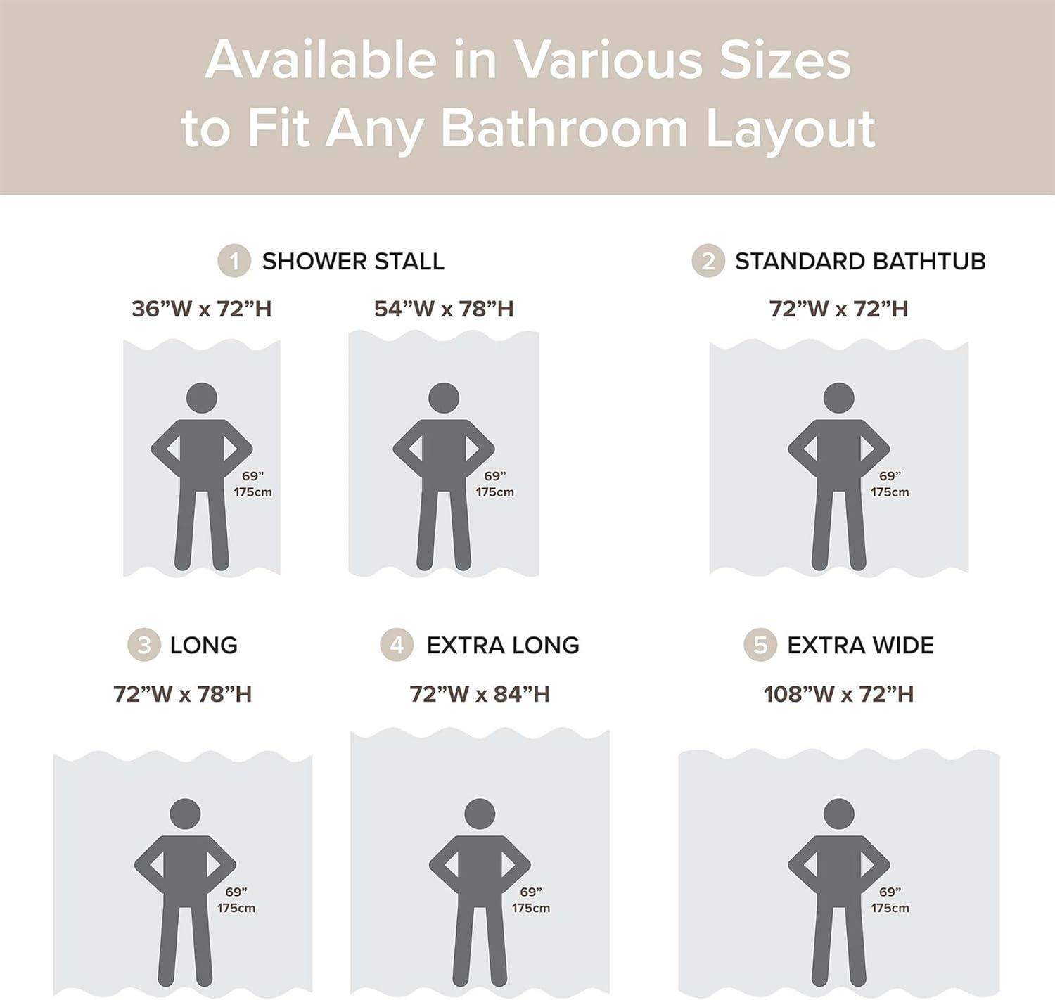 imageMadison Park Shower Curtain Waffle Weave Vibrant Dyed Waffle Shower Curtain 3M Scotchgard Moisture Management Farmhouse Long Shower Curtains for Bathroom Long 72x78 WhiteSolid Beige