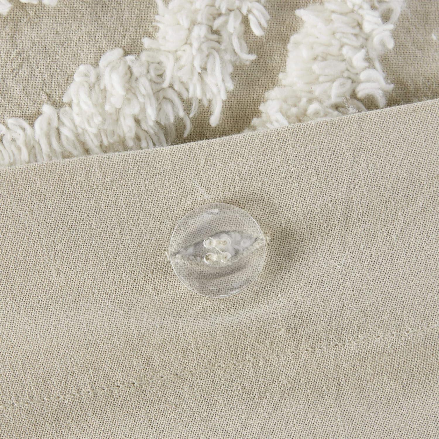 imageMadison Park Violette 100 Chenille Cotton Tufted Duvet Boho Medallion Design Modern Luxe All Season Comforter Cover Bed Set with Matching Shams FullQueen90quotx90quot IvoryTaupe 3 PieceLaetitia Taupe