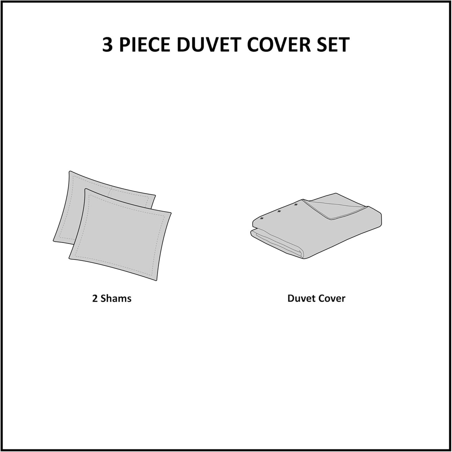 imageMadison Park Violette 100 Chenille Cotton Tufted Duvet Boho Medallion Design Modern Luxe All Season Comforter Cover Bed Set with Matching Shams FullQueen90quotx90quot IvoryTaupe 3 PieceViolette IvoryTaupe