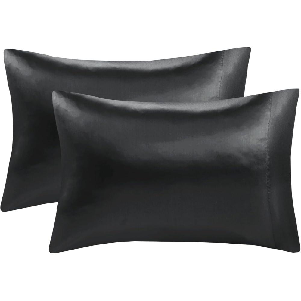 imageMadison Park Essentials Queen Free Luxurious 6 Piece Sheet Set MPE20769Black