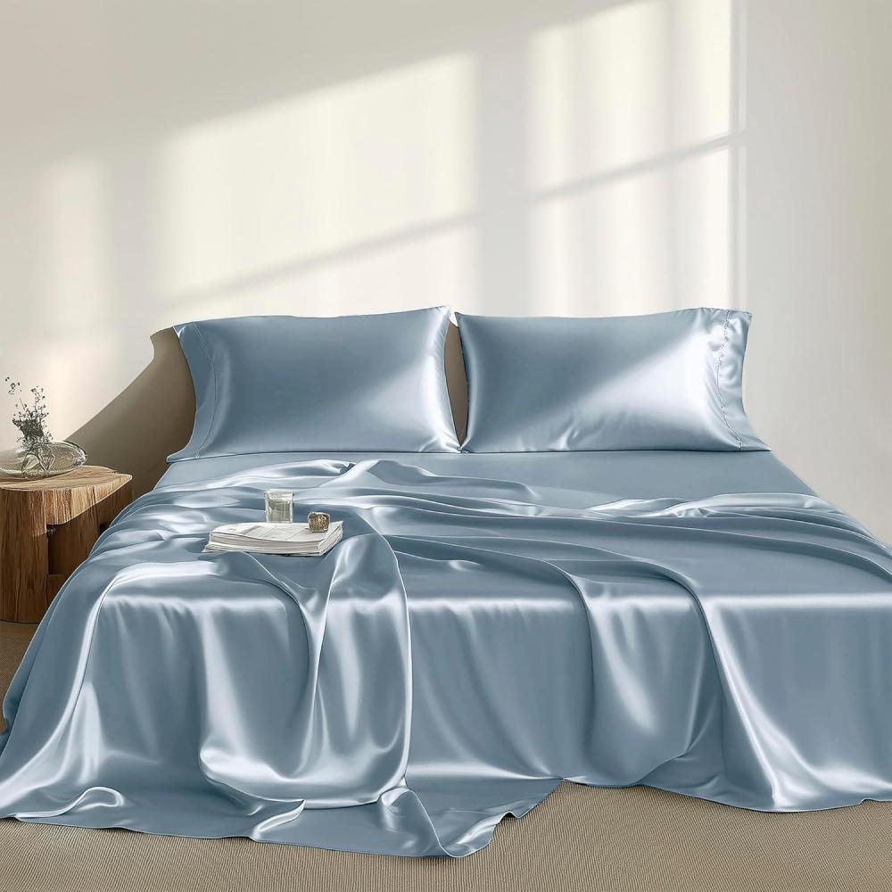 imageMadison Park Essentials Queen Free Luxurious 6 Piece Sheet Set MPE20769Blue
