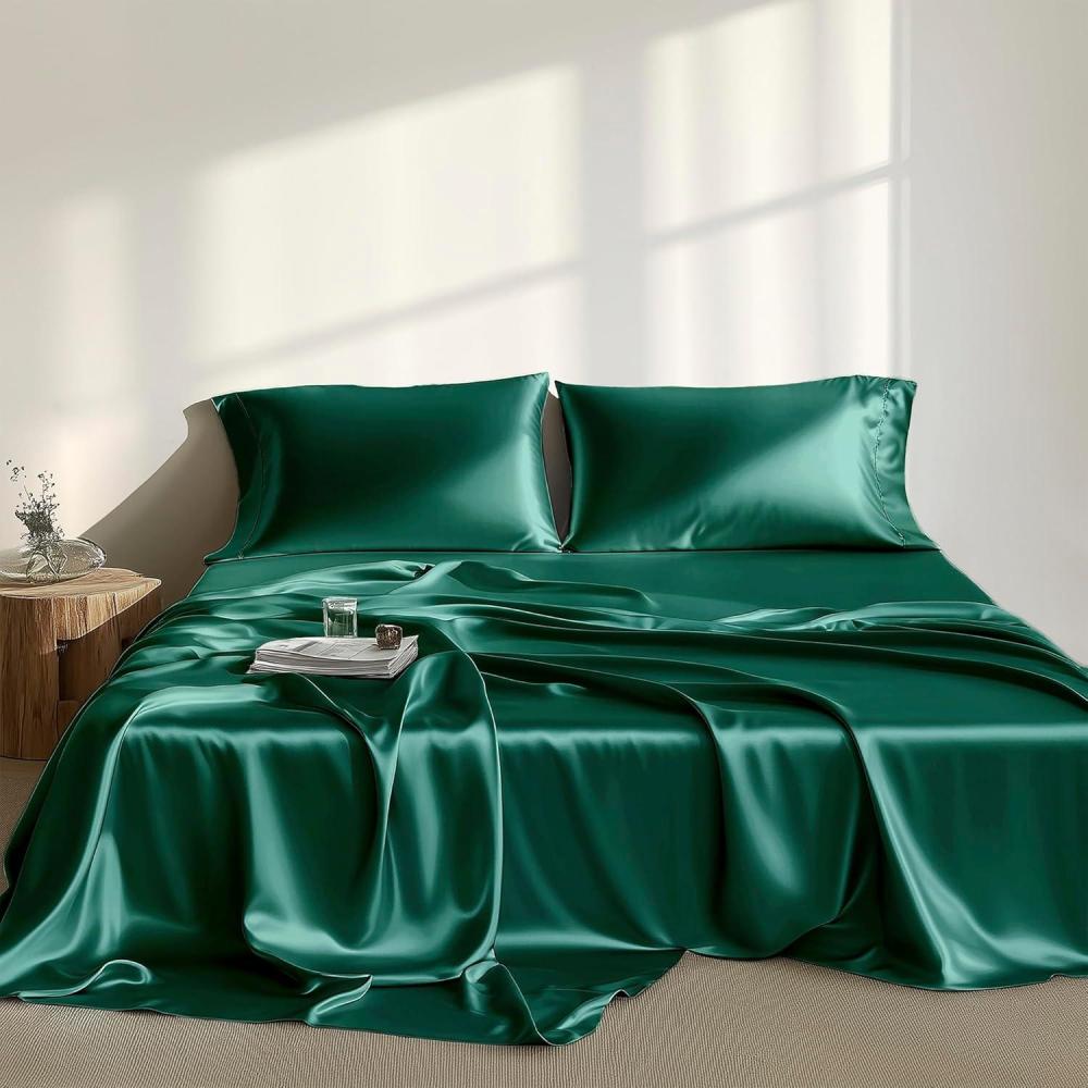 imageMadison Park Essentials Queen Free Luxurious 6 Piece Sheet Set MPE20769Emerald Green