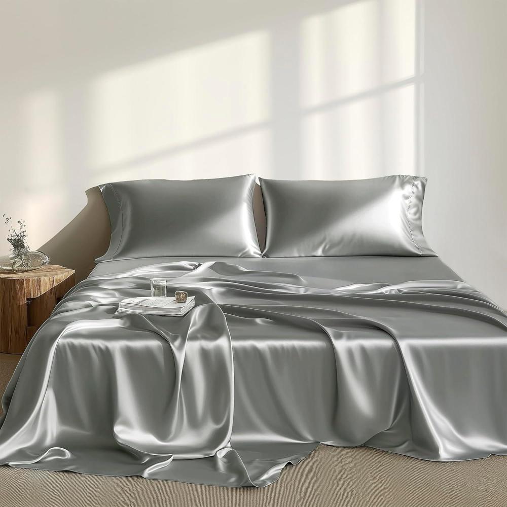 imageMadison Park Essentials Queen Free Luxurious 6 Piece Sheet Set MPE20769Grey