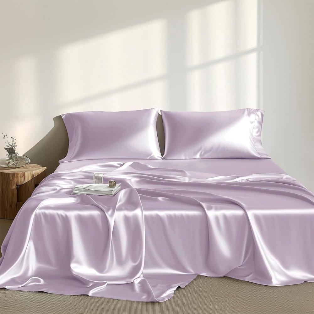 imageMadison Park Essentials Queen Free Luxurious 6 Piece Sheet Set MPE20769Lilac