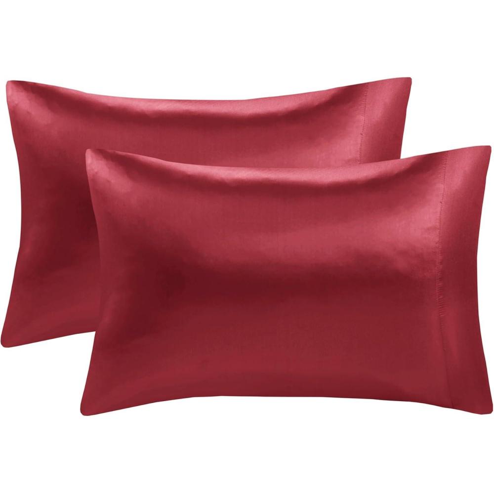 imageMadison Park Essentials Queen Free Luxurious 6 Piece Sheet Set MPE20769Red