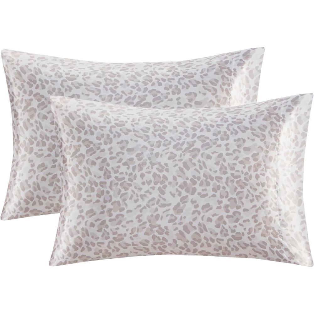 imageMadison Park Essentials Queen Free Luxurious 6 Piece Sheet Set MPE20769Taupe Leopard
