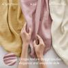 Madison Park 100% Egyptian Cotton Lightweight Summer Blanket, Breathable Waffle Knit Design, Soft Cozy All-Season Throw for Bed, Couch or Sofa, Sage Green Full/Queen Size (90″x90″)(Rose)