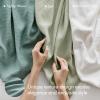 Madison Park 100% Egyptian Cotton Lightweight Summer Blanket, Breathable Waffle Knit Design, Soft Cozy All-Season Throw for Bed, Couch or Sofa, Sage Green Full/Queen Size (90″x90″)(Teal)