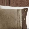 Madison Park Boone Cozy Comforter Set, Faux Suede, Deluxe Hotel Styling All Season Down Alternative Bedding Matching Shams, Decorative Pillow, Queen (90 in x 90 in), Rustic Brown 7 Piece(Brown 7pcs)
