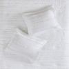 Madison Park Celeste Comforter Set-Textured Luxury Design All Season Down Alternative Bedding, Matching Sham, Decorative Pillows, Queen(90″x90″), White 5 Piece(White 5pcs)