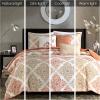 Madison Park Claire Quilt Modern Design – All Season, Breathable Coverlet Lightweight Bedding Set, Matching Shams, Decorative Pillow, Full/Queen (90 in x 90 in), Diamond Aqua 6 Piece(Spice)