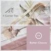 Madison Park Cotton Blend Duvet Set Beautiful Floral Design, All Season, Breathable Comforter Cover Bedding Set, Matching Shams, Full/Queen(90″x90″), Blush 3 Piece(Cassandra Blush)