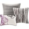 Madison Park Cotton Blend Duvet Set Beautiful Floral Design, All Season, Breathable Comforter Cover Bedding Set, Matching Shams, Full/Queen(90″x90″), Blush 3 Piece(Serena Grey)