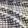 Madison Park Cozy Blanket Soft Plush Blanket Chic Backprinted Carved Texture Design, Trendy, All Seasons Lightweight Bedding for Summer Cover for Bed, Couch & Sofa, Full/Queen, Grey(Brown)