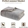 Madison Park Cozy Blanket Soft Plush Blanket Chic Backprinted Carved Texture Design, Trendy, All Seasons Lightweight Bedding for Summer Cover for Bed, Couch & Sofa, Full/Queen, Grey(Brown)