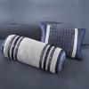 Madison Park Cozy Comforter Set-Deluxe Hotel Collection, All Season Down Alternative Luxury Bedding with Matching Shams, Decorative Pillows, Queen(90″x90″), Genevieve, Navy 7 Piece(Navy)