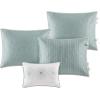 Madison Park Daybed Cover Set – Trendy Design, All Season Luxury Bedding with Bedskirt, Matching Shams, Decorative Pillow, Floral Medallion Quilted Blue 75″x39″ 6 Piece(Peyton Blue)