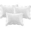 Madison Park Daybed Cover Set Damask Quilted Cover for Daybeds, All Season, Pre-washed Cotton-Filled Coastal Bedding with Scallop Edge, Shams, Bedskirt, Décor Pillows, Tuscany, Cream, 39″x75″, 6 Piece(White)
