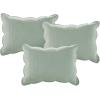 Madison Park Daybed Cover Set Damask Quilted Cover for Daybeds, All Season, Pre-washed Cotton-Filled Coastal Bedding with Scallop Edge, Shams, Bedskirt, Décor Pillows, Tuscany, Cream, 39″x75″, 6 Piece(Seafoam)