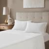 Madison Park Emilia Bed in a Bag Comforter Set with Sheets, Gold Metallic Jacquard Damask Design, Traditional, All Season Bedding Includes Bedskirt, Shams, Toss Pillows, Queen Khaki/Gold 12 Piece(California King)