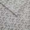 Madison Park Essentials Chevron Printed Ultra Soft 4 Piece Sheet Set, Grey, Queen(Grey)