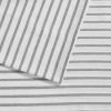 Madison Park Essentials Chevron Printed Ultra Soft 4 Piece Sheet Set, Grey, Queen(Grey Stripe)