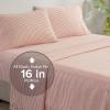Madison Park Essentials Jaxon Bed in a Bag Comforter Set with Sheet, Printed Stripe Design, Modern All Season Bedding and Matching Sham, Queen Blue/Grey 7 Piece(Coral/Grey)