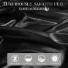 Madison Park Essentials Queen Free Luxurious 6 Piece Sheet Set MPE20-769(Black)