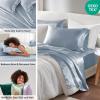 Madison Park Essentials Queen Free Luxurious 6 Piece Sheet Set MPE20-769(Blue)