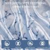 Madison Park Essentials Queen Free Luxurious 6 Piece Sheet Set MPE20-769(Blue Marble)