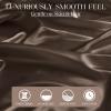Madison Park Essentials Queen Free Luxurious 6 Piece Sheet Set MPE20-769(Chocolate)