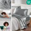Madison Park Essentials Queen Free Luxurious 6 Piece Sheet Set MPE20-769(Grey)