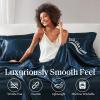 Madison Park Essentials Queen Free Luxurious 6 Piece Sheet Set MPE20-769(Midnight Blue)