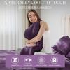 Madison Park Essentials Queen Free Luxurious 6 Piece Sheet Set MPE20-769(Purple)