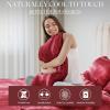 Madison Park Essentials Queen Free Luxurious 6 Piece Sheet Set MPE20-769(Red)