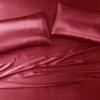 Madison Park Essentials Queen Free Luxurious 6 Piece Sheet Set MPE20-769(Red)