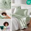 Madison Park Essentials Queen Free Luxurious 6 Piece Sheet Set MPE20-769(Sage)