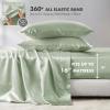 Madison Park Essentials Queen Free Luxurious 6 Piece Sheet Set MPE20-769(Sage)