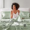 Madison Park Essentials Queen Free Luxurious 6 Piece Sheet Set MPE20-769(Sage)